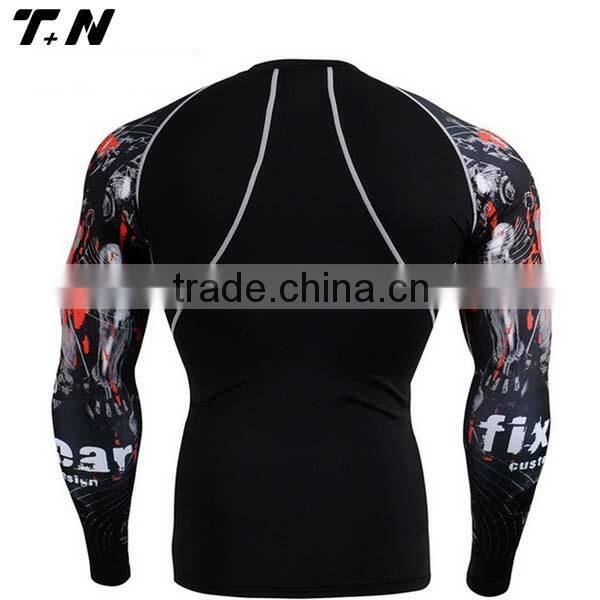 Wholesale youth compression shirts/ Brazilian fitness wear/ Rash guard