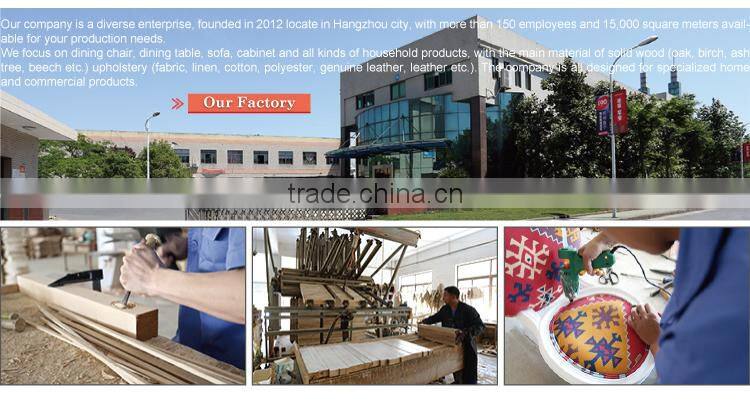 Retro Style Oak Wood Dining Table