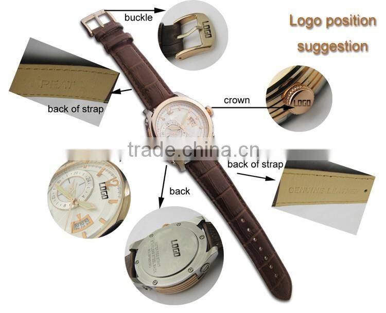 fashion promotion wrist stainless steel ladies watch