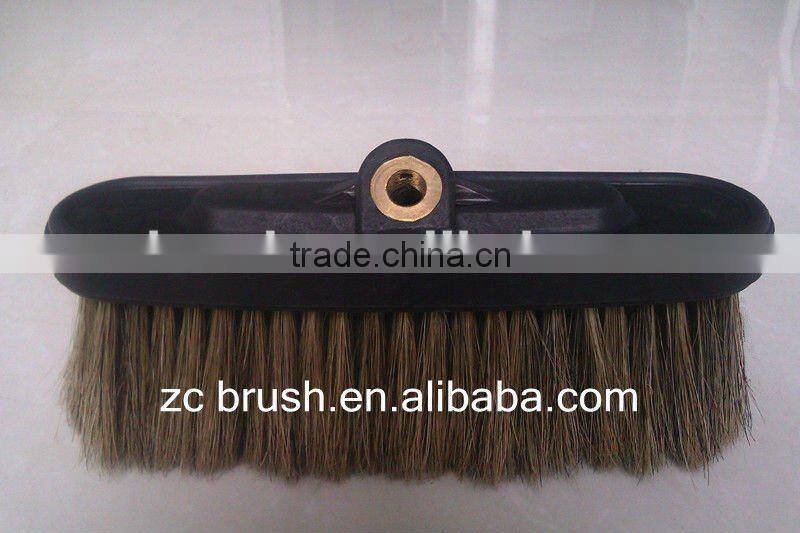 Soft wild boar bristle car wash brush