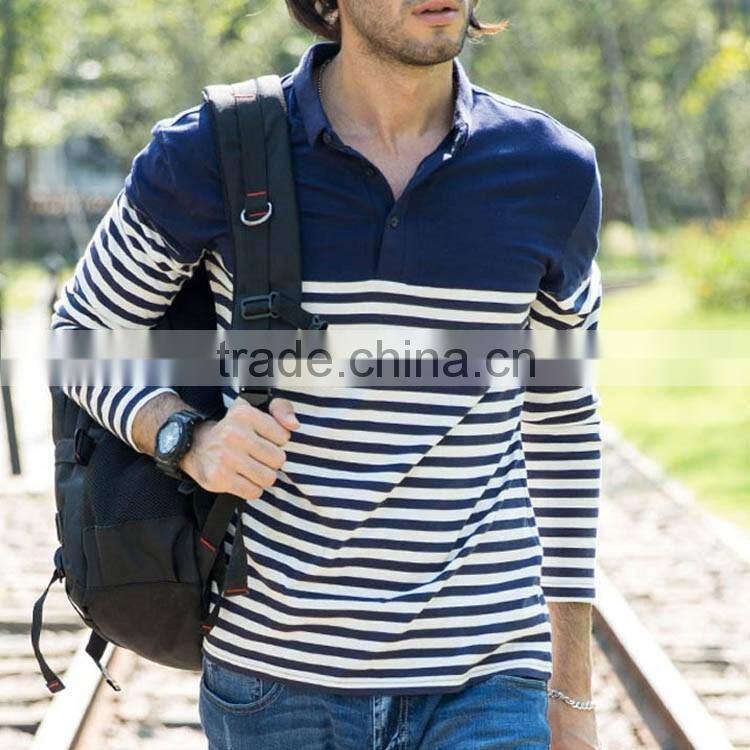 new design Bulk Plain Long Sleeve Polo T Shirts Oem