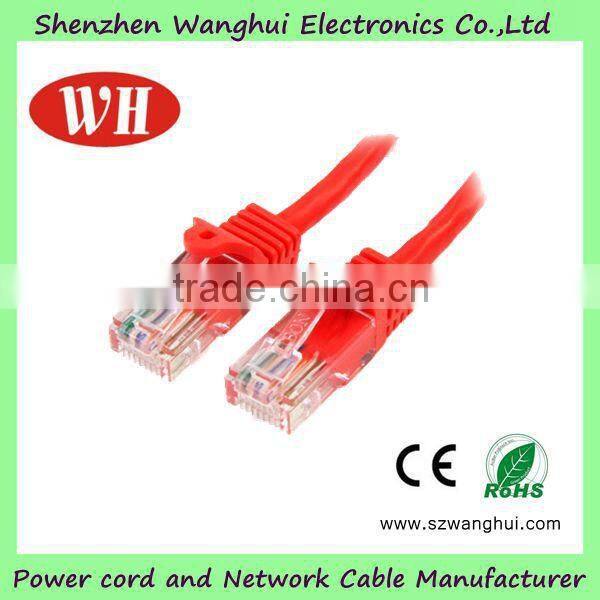 braided shield wire 24awg utp cat5e unshielded patch cord