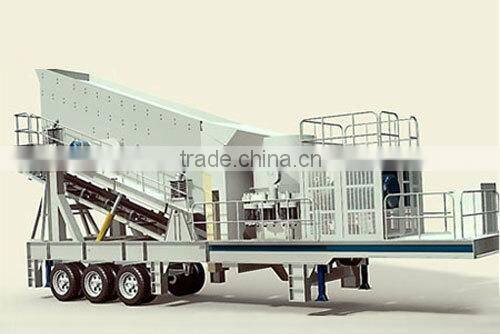 New high efficient mobile cone/impact crusher