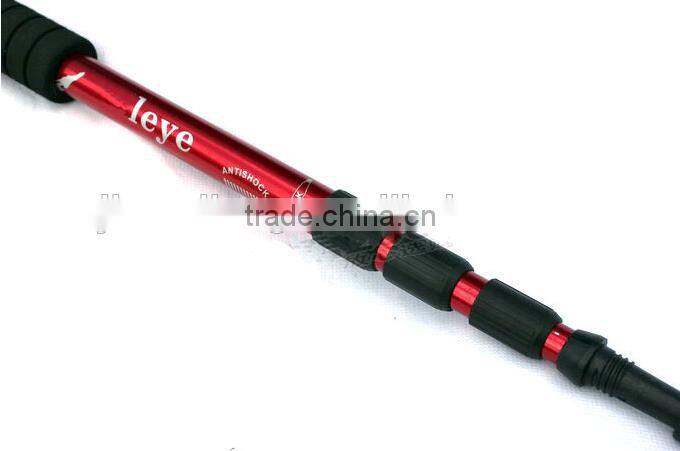 2015 Latest ladies walking stick with light alpen stock climbing Factory Direct