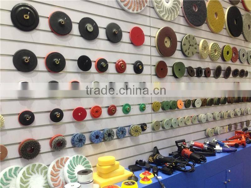 Flexible Diamond Polishing Pads 5 inch (125 mm) Wet Spiral Teeth Premium Resin Polishing Pad for Granite Polishing Circle Wheel