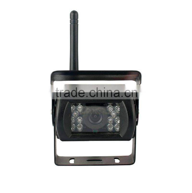 DC12V-32V 2.4G Waterproof IR Wireless Rear View Camera with 7inch Wireless Monitor