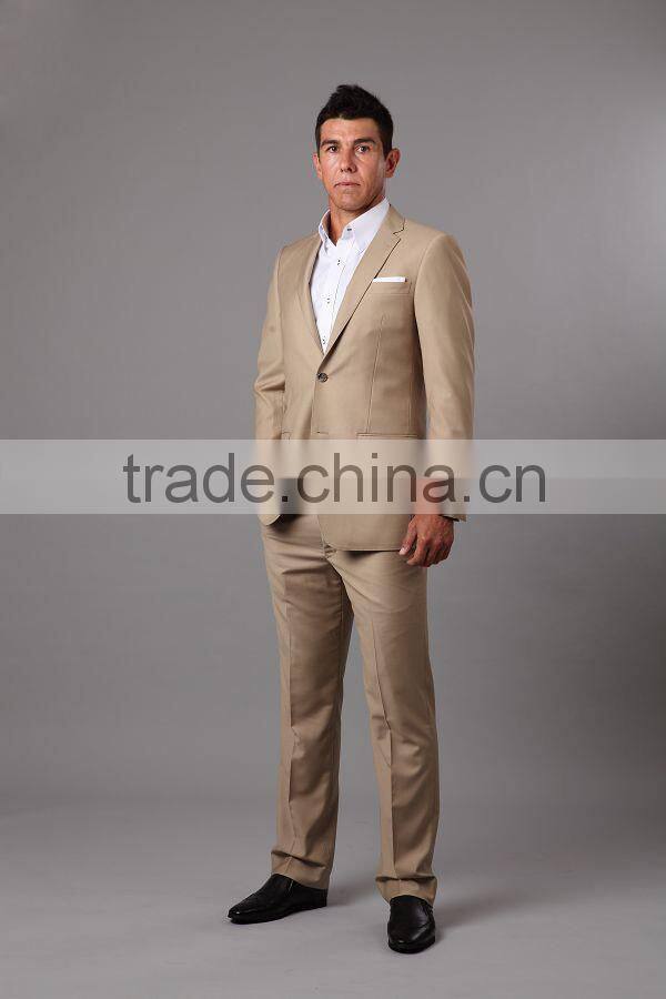 Tailor made to measure cashmere wool Men's suit