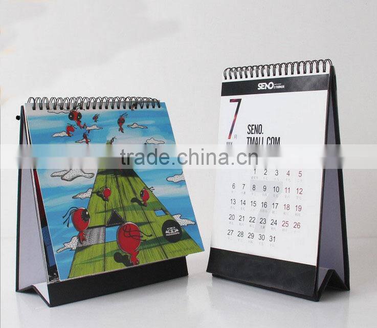 2015 Excellent promotion desk calendar design/table calendar printing/table desk calendar design