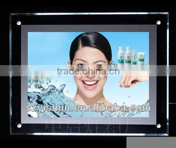 LED acrylic light box,LED frame Advertising display stand