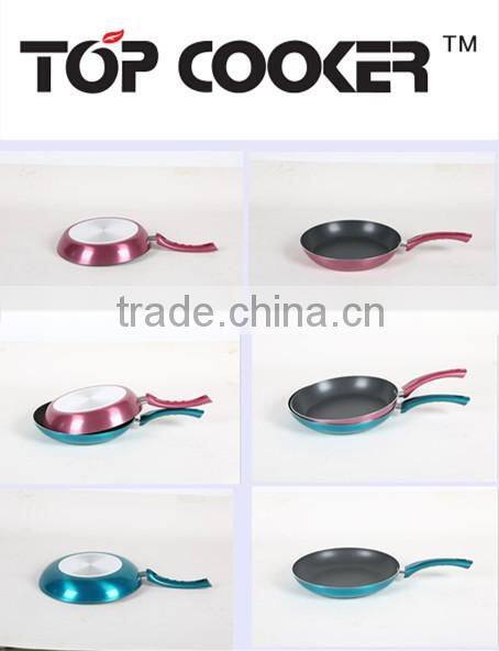 Aluminum pressed black Non-stick coating frypan