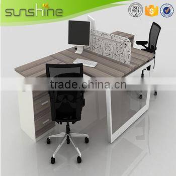 Stainless steel Melamine Workstation, Used Glass Wall Partition, High Quality Cheap Cubicles