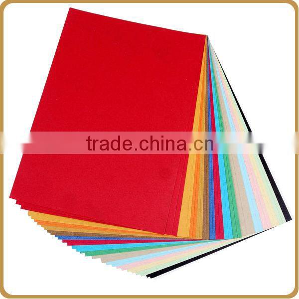 Printable hard color paper sheet on demand