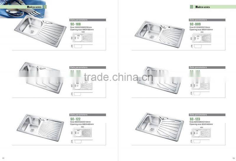 SC-127 Alibaba kitchenware suppliers stainless steel wall mounted sink