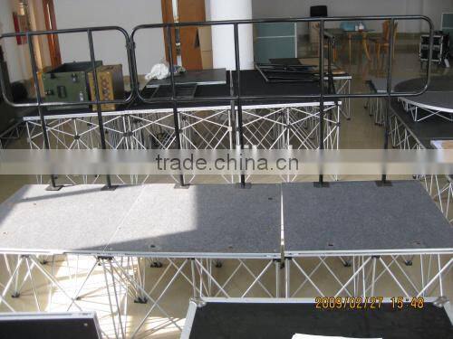 Collapsible stage/portable/movable/riser stage/indoor stage