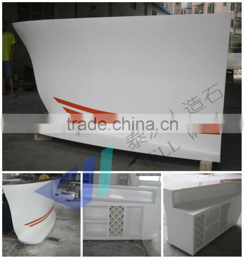 TW solid surface modern bar counter commercial bar counters