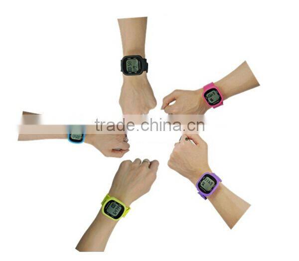 LCD Silicon 3D Wristband Digital Pedometer