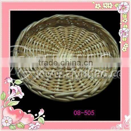 Small Lined Wicker Table Bread Basket