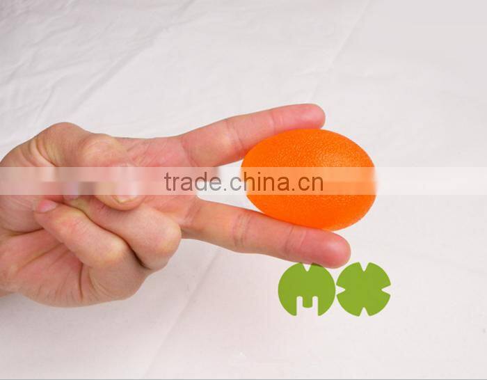 Popular High Quality Oval Shape Health Hand Silicone Gym Ball