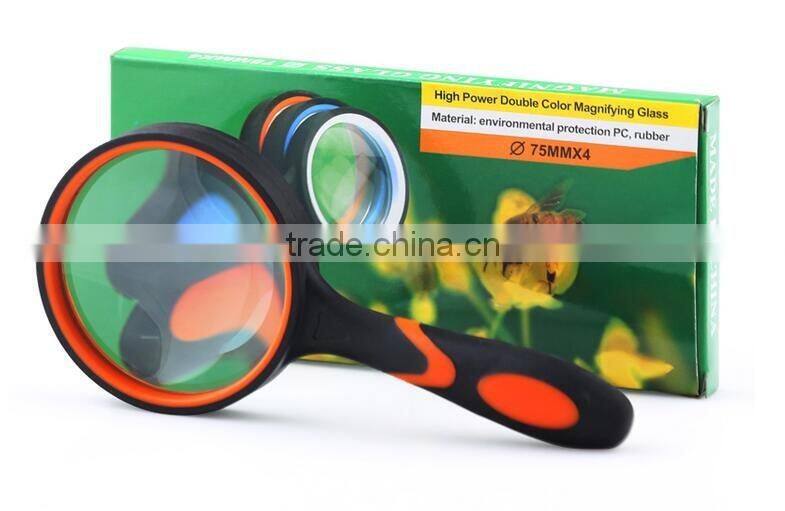 Handheld Magnifying Glass 10X High Magnification Power Magnifying Glass