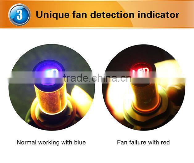 Eastar newest no fan design diy car led headlight 9009