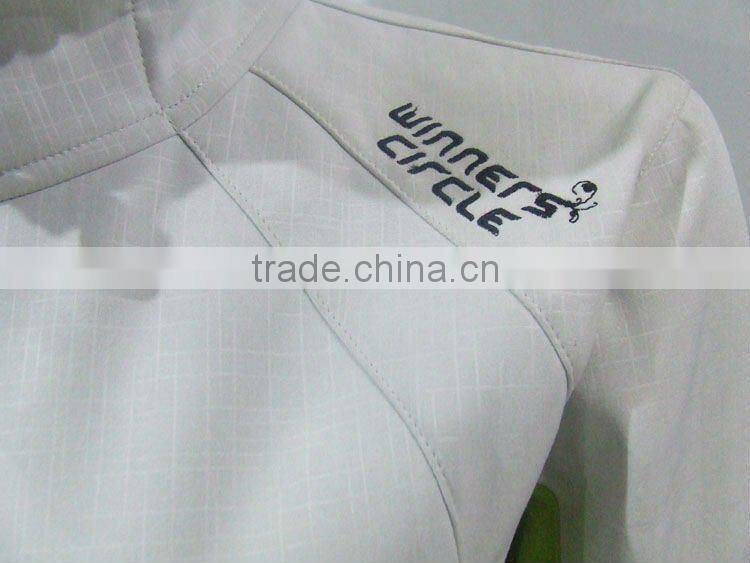 Women's soft shell jackets with nice color zipper(AL2110C)