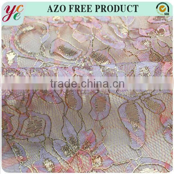 Keqiao supplier high quality battenburg lace fabric nylon spandex lace fabric for dressing