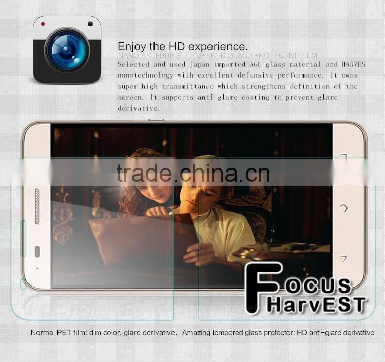 9H 0.33mm 2.5D Huawei Ascend P8 mini Cheap price good quanlity mobile phone tempered glass screen protector