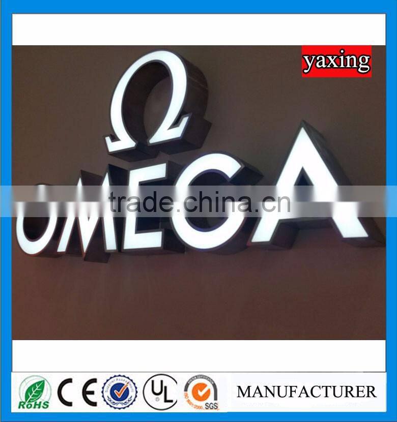 Hot sale UL approved acrylic illuminated LED 3d channel letter