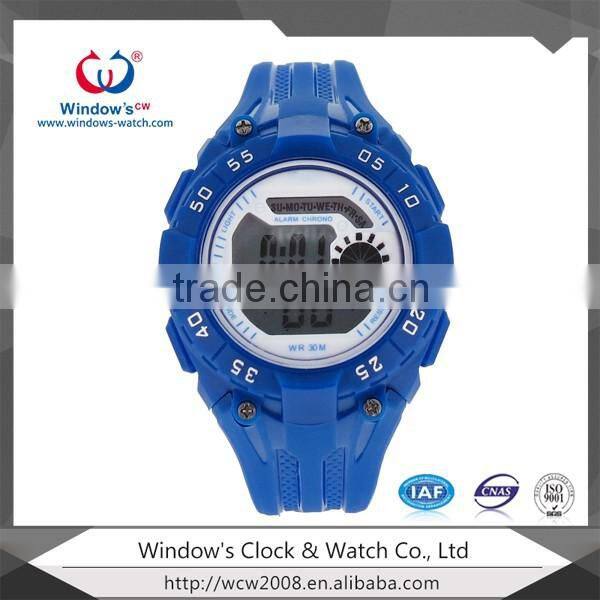 Factory multifuntional fashion sport LCD digital analog watch