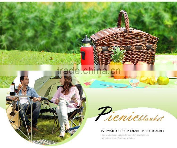 Outdoor Portable Custom Picnic Coral Fleece Camping Blanket
