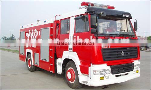 SINOTRUCK STEYR 4X2 foam tank fire truck for sale