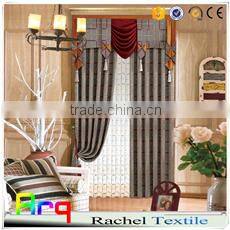 100% blackout chenille continuous curtain fabric-classic elegant style- dark color for Dubai markets