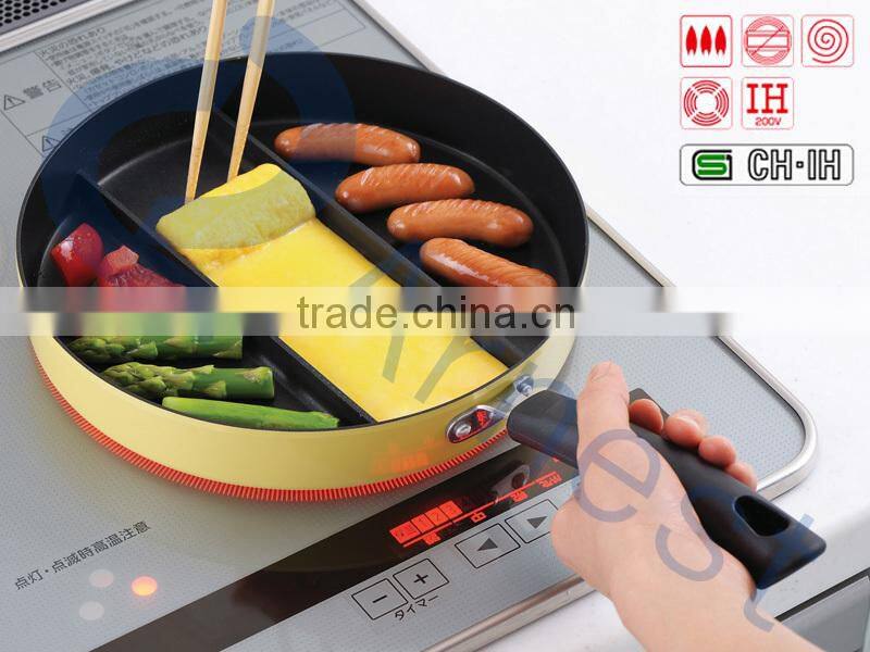 japanese design egg pan cooker kitchenware cookware food cooking tools gift aluminum chefs frying pan skillet Easy Omelet Pan