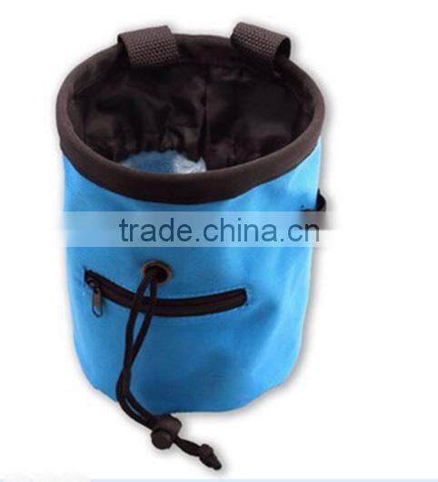 Bouldering Chalk Bag With Belt and Zippered Pocket