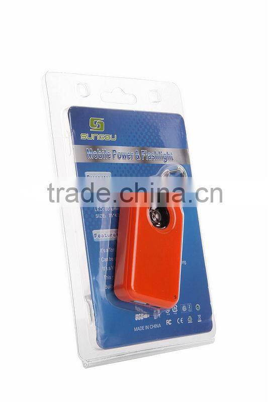 Sungzu factory ODM/OEM mini power bank with keychain