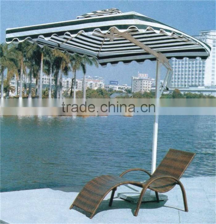 Garden Table and Chair with umbrella ,PE Rattan Garden sofa
