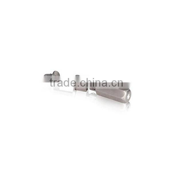 cable railing wire terminal fork support traversant pour cable