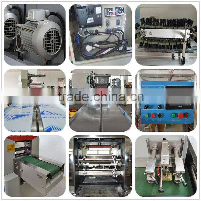 Back sealing Flow chocolate bar packing machine with Stainless steel frame