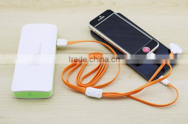 3 in 1 color vehicle charge cable