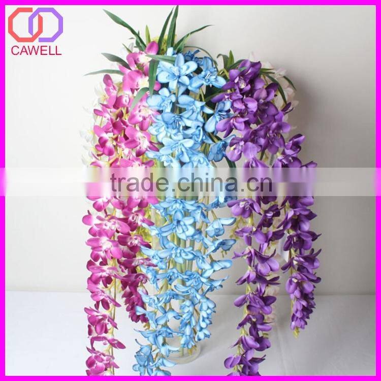 wedding and christmas decoration artificial fabric wisteria new products 2016