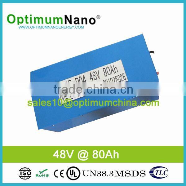Safety and long life time 48v 80ah lithium battery for medical equipment