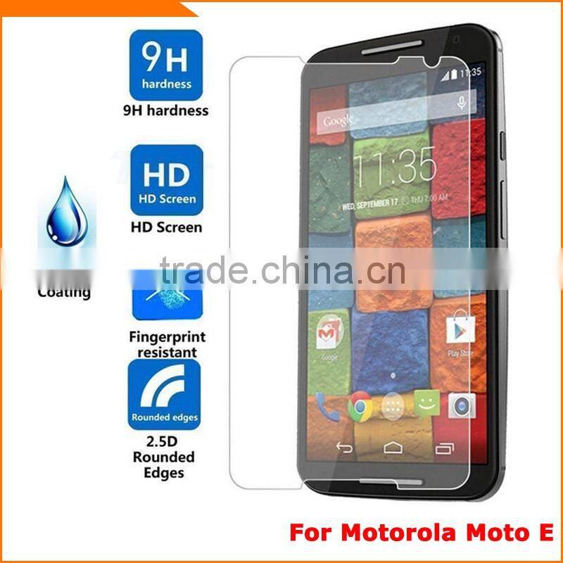 Original tempred glass screen protector for Motorola Moto E, Hot selling for Motorola Moto E screen protector