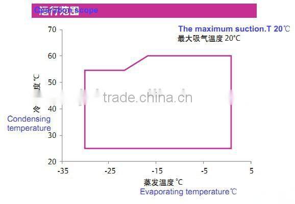 Hot sale Copeland Low temperature portable air compressor