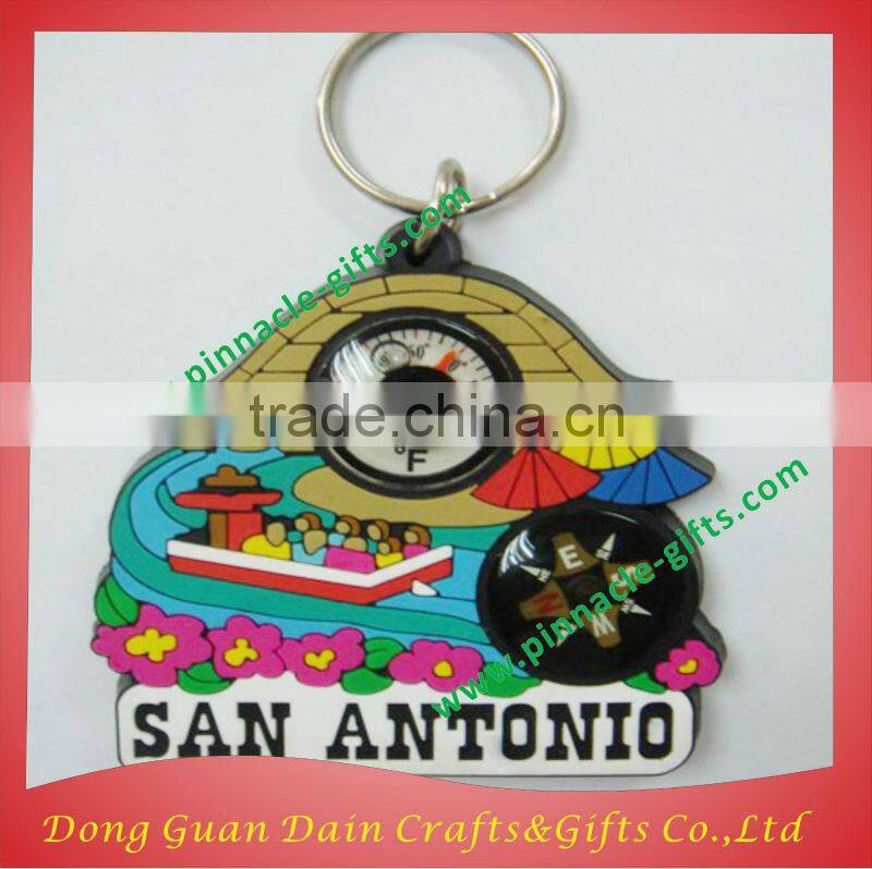 2017 new customized designs 3D soft pvc keychains