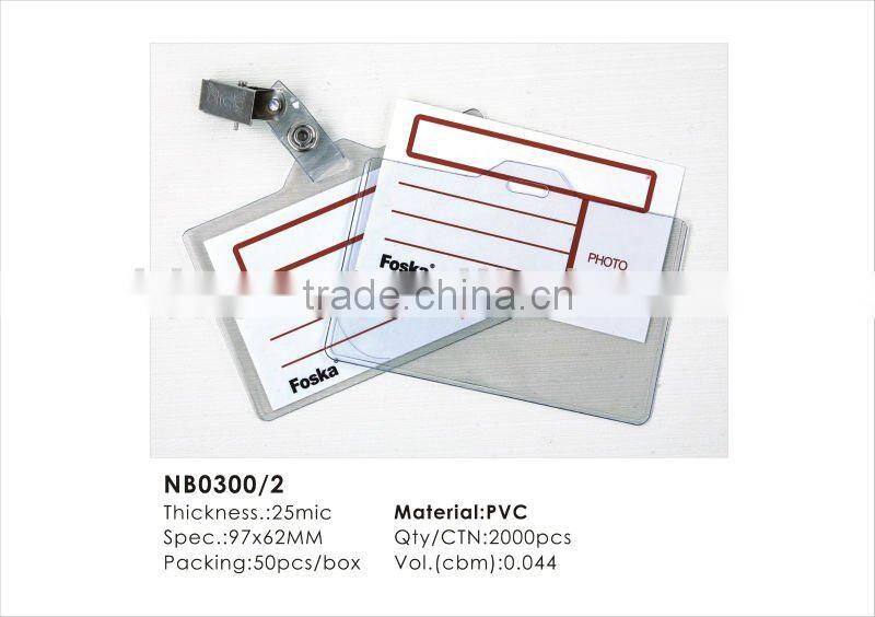 New Design Plastic Name Badge Clips