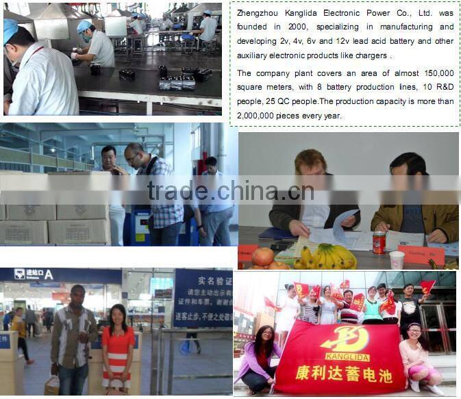 Sealed type free maintenance type 6v 2.3ah 2.5ah battery