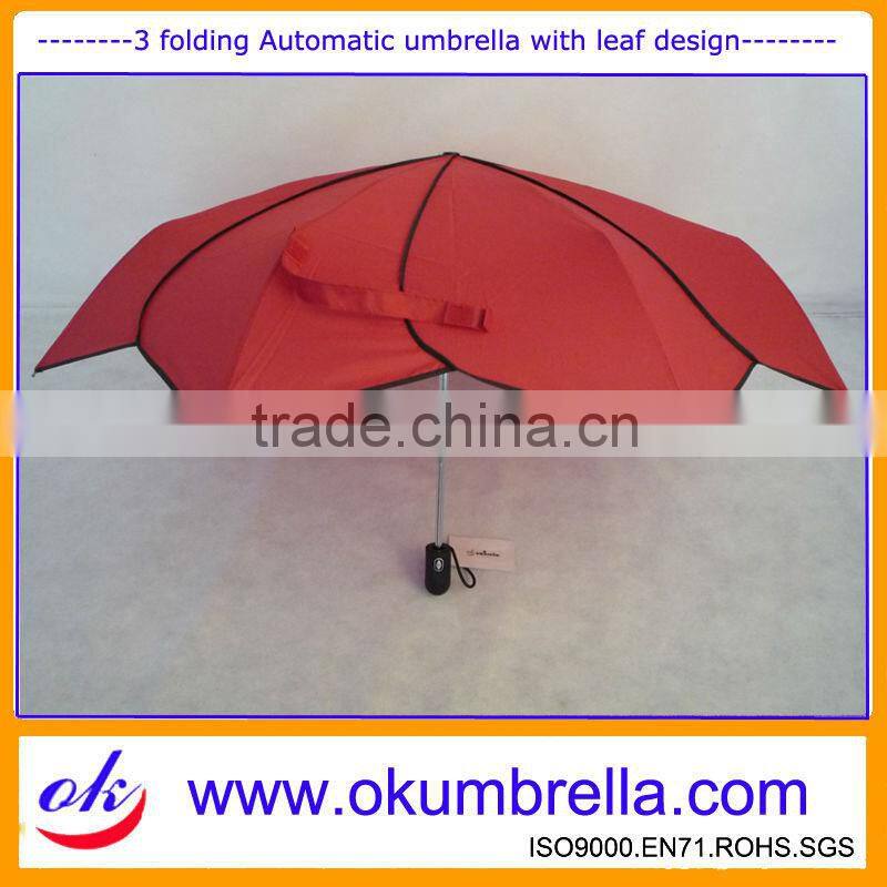 Fancy Leaf louts design umbrella/Chinease umbrella
