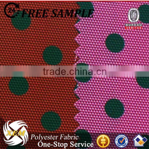 600D waterproof polyester PVC Coated luggage fabric