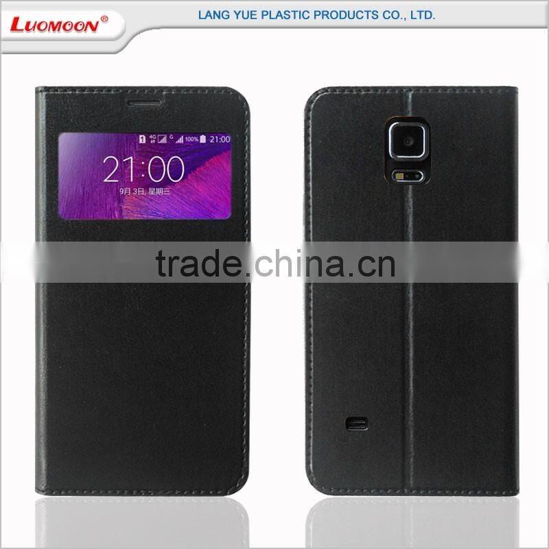 For samsung galaxy note 4 window view flip cover case