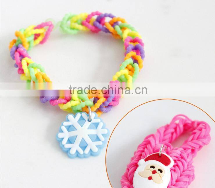 Wholesale christmas gifts 2015 resin Rainbow charms christmas decorations made in china